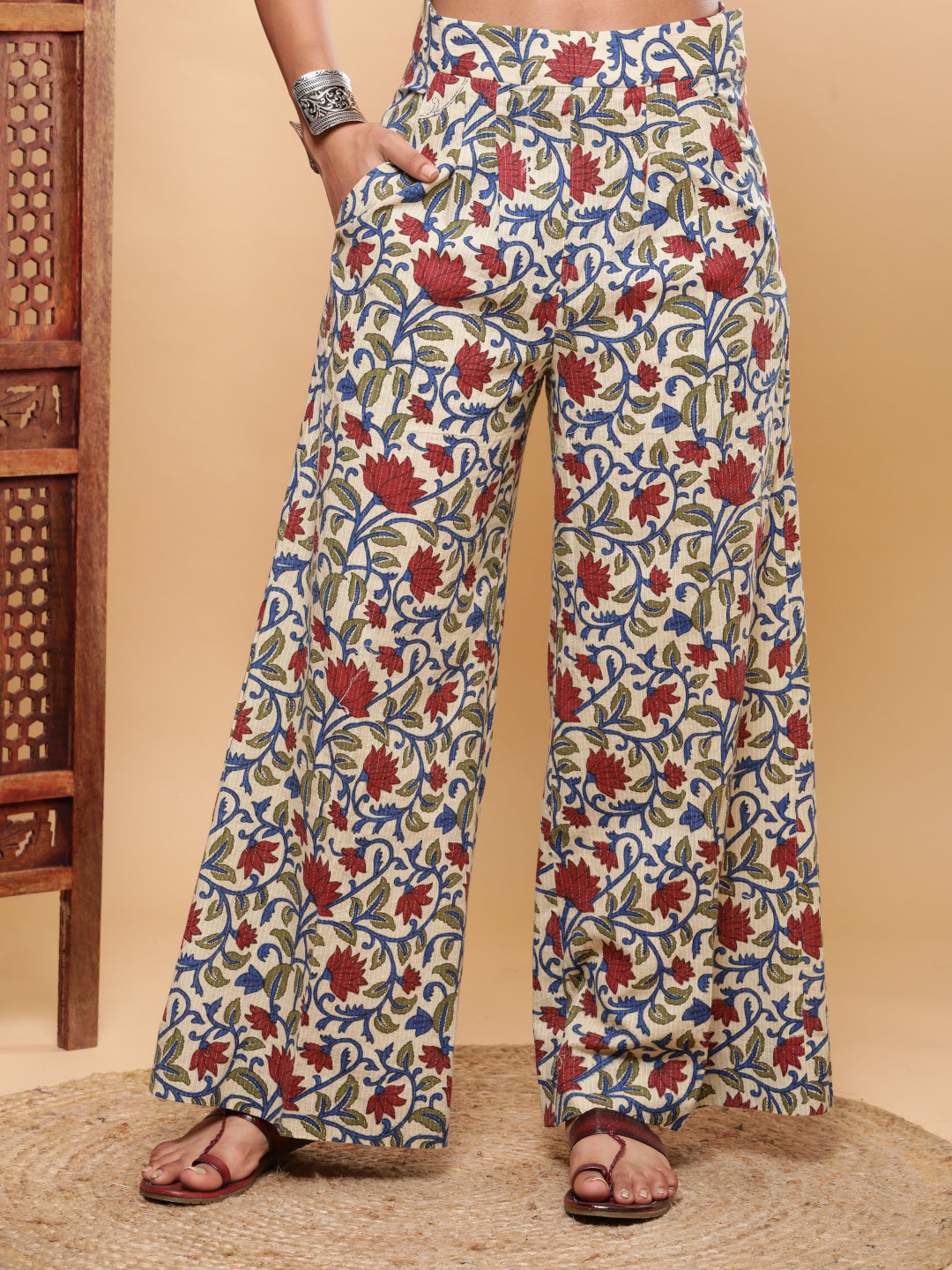 Boho Style Ajrakh Pants